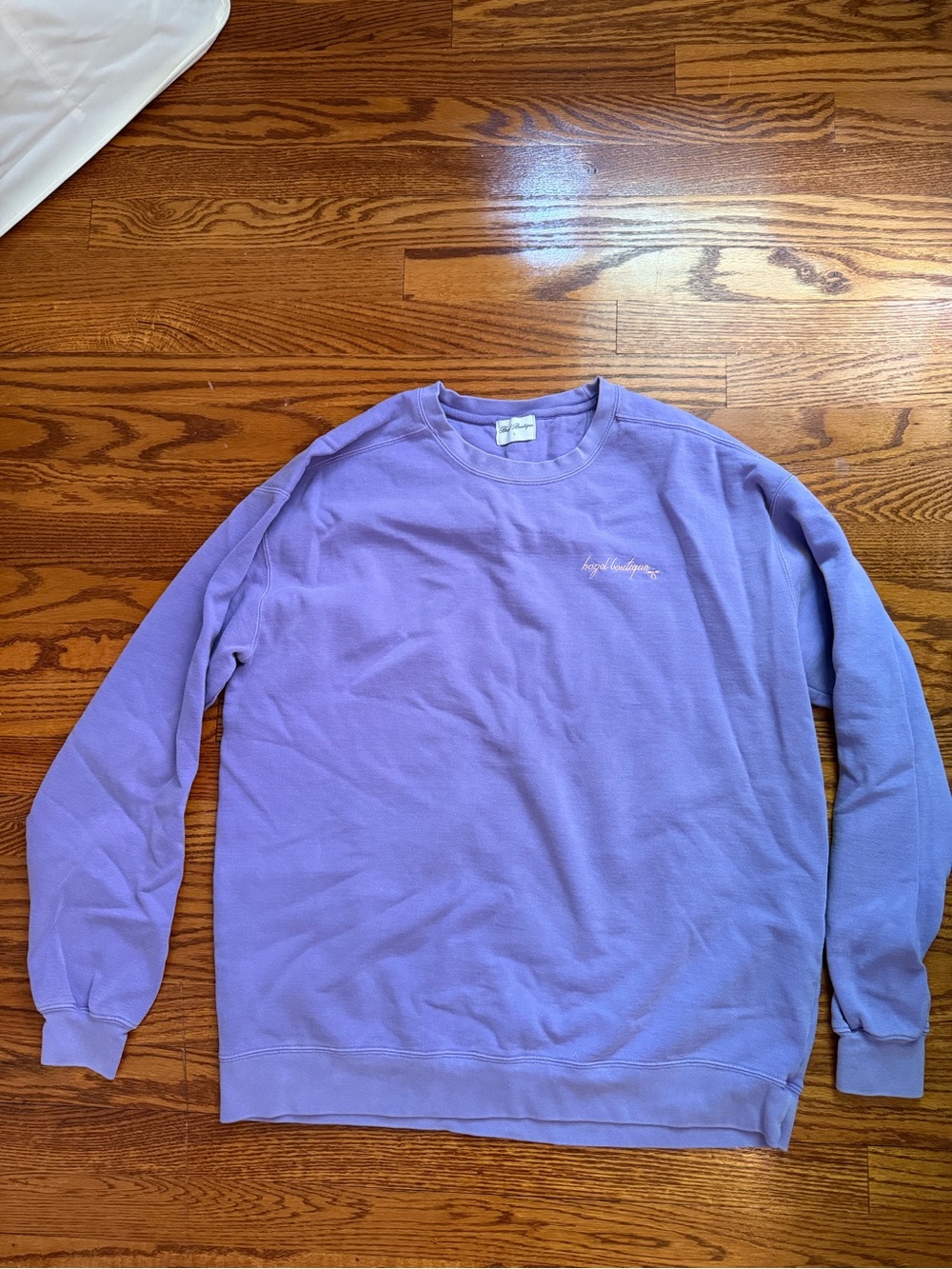 Hazel Boutique Crewneck Sweatshirt in Lavender - Unbranded
